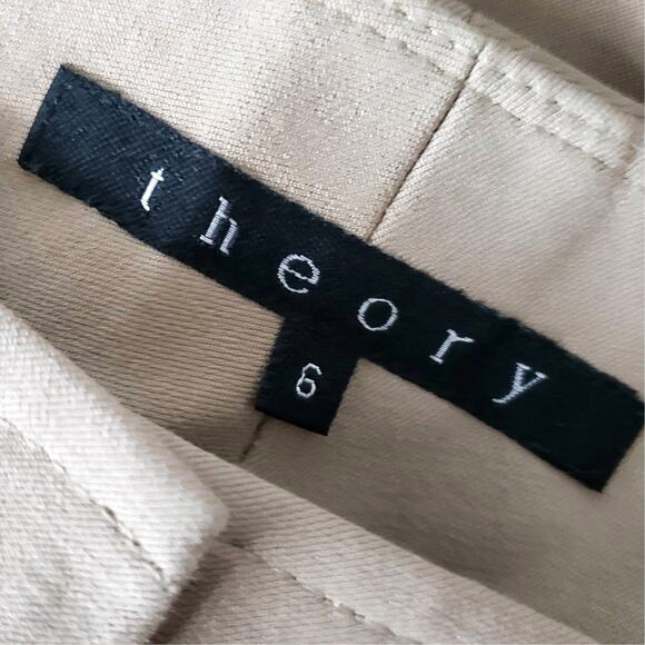 Theory Stretch Pant Size 6 Jodhpur Seamed Legs - Picture 3 of 4